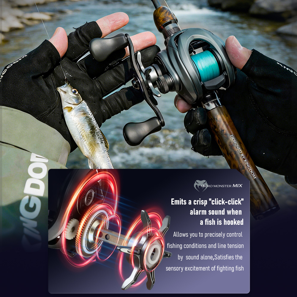 รอกตกปลา KINGDOM Micro Monster - Spincast Reel บทวิจารณ์และราคา
