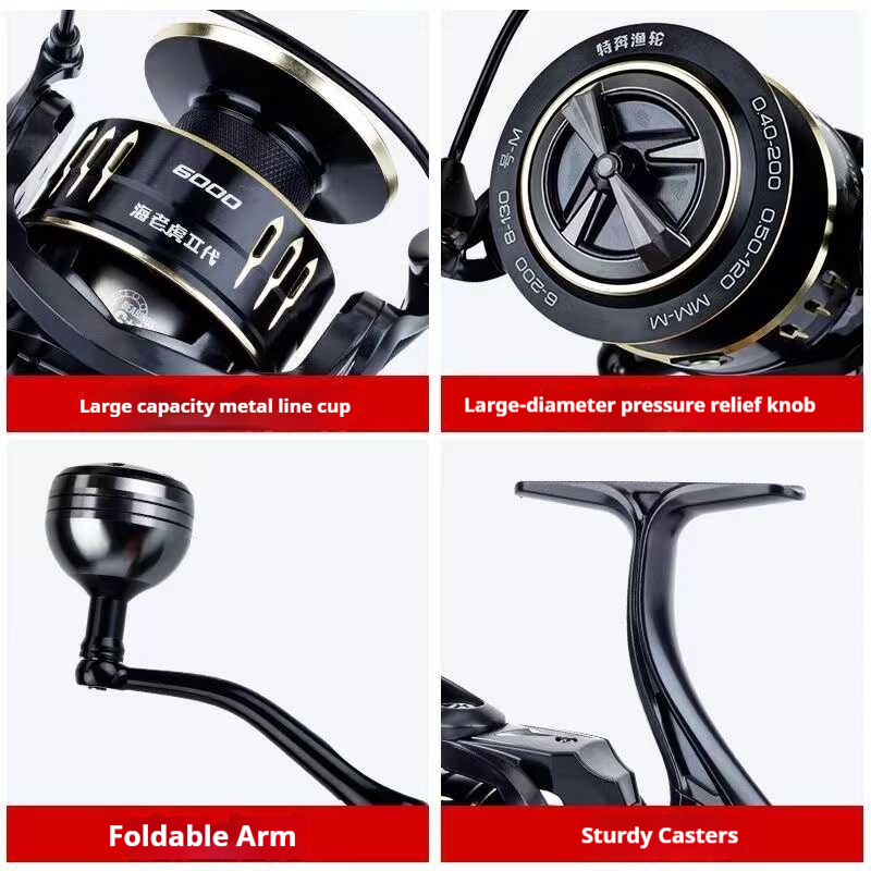 รอกตกปลา TEBEN Sea Tiger II ทน - Surf Reel บทวิจารณ์และราคา