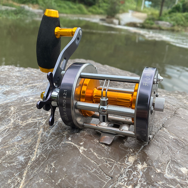 รอกตกปลาพรีเมียม Little Yellow - Ice Fishing Reel บทวิจารณ์และราคา