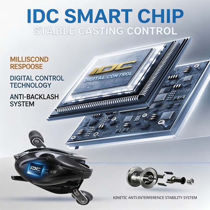รอกเบทคาสติ้ง HASIDA X6DC พร้อ - Spincast Reel บทวิจารณ์และราคา