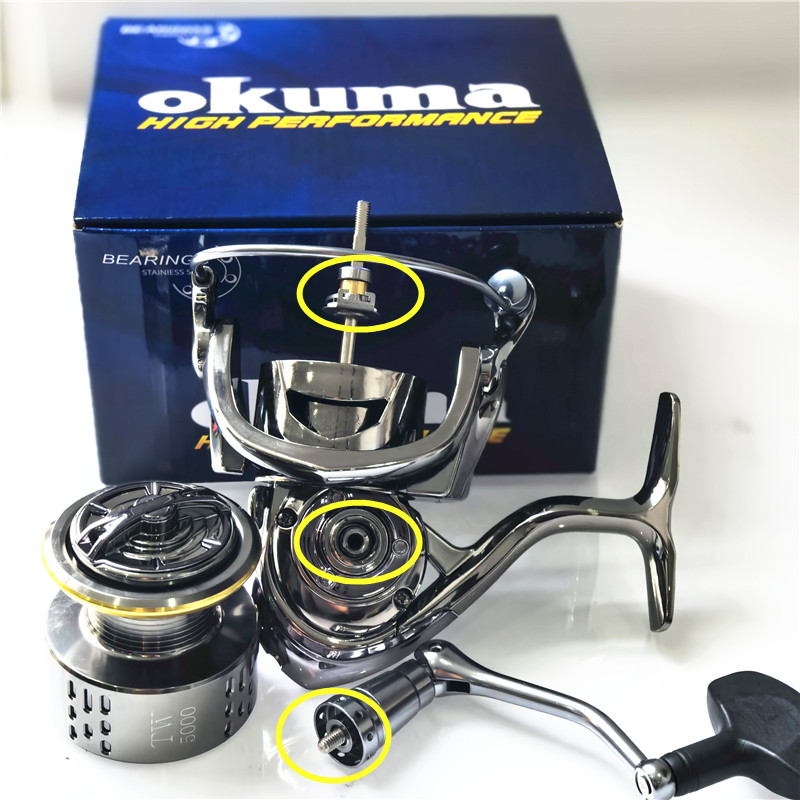 โอคุมะ รอกตกปลาโลหะทั้งหมด ป้อ - Abu Garcia Reel Max บทวิจารณ์และราคา
