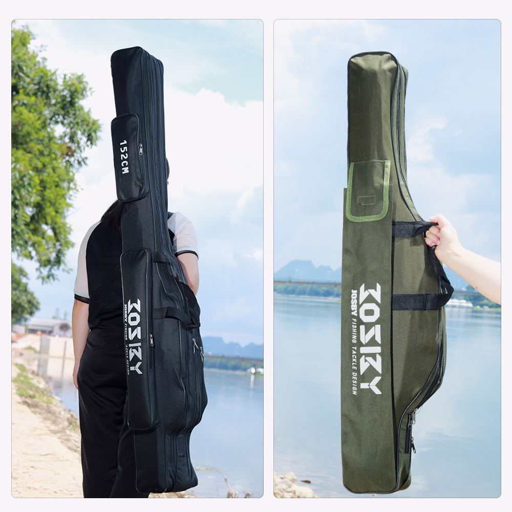 แบบพกพาพับตกปลา Rod Carrier Fi - Reel Cover บทวิจารณ์และราคา